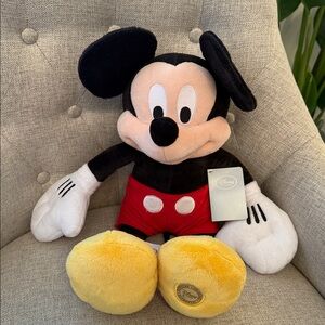 Mickey Mouse Authentic Disney Store Plush 18” NWT